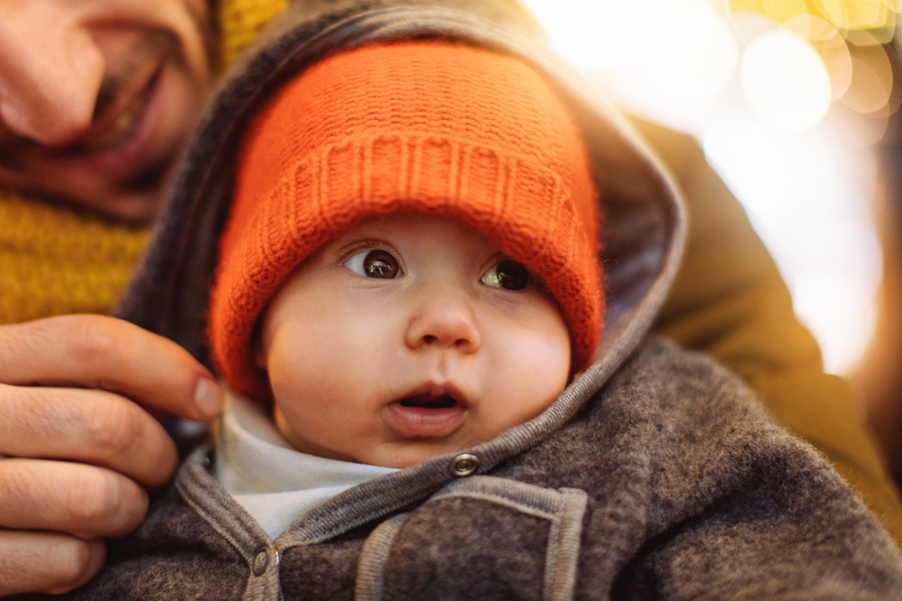 Erstausstattung für Babys. Wollfleece Overall.